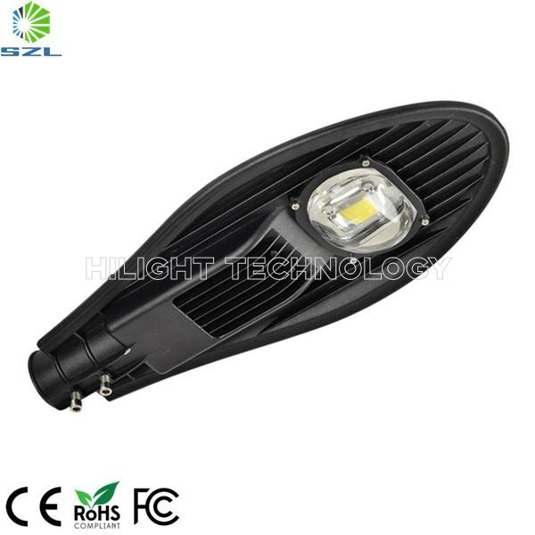 Factory Direct Low Price Die-Casting Roadway Lighting Aluminium 50W COB LED Street Light