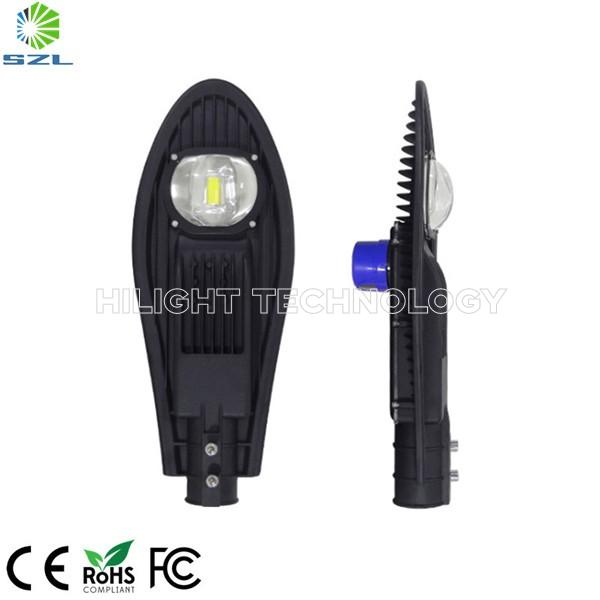 Factory Direct Low Price Die-Casting Roadway Lighting Aluminium 50W COB LED Street Light