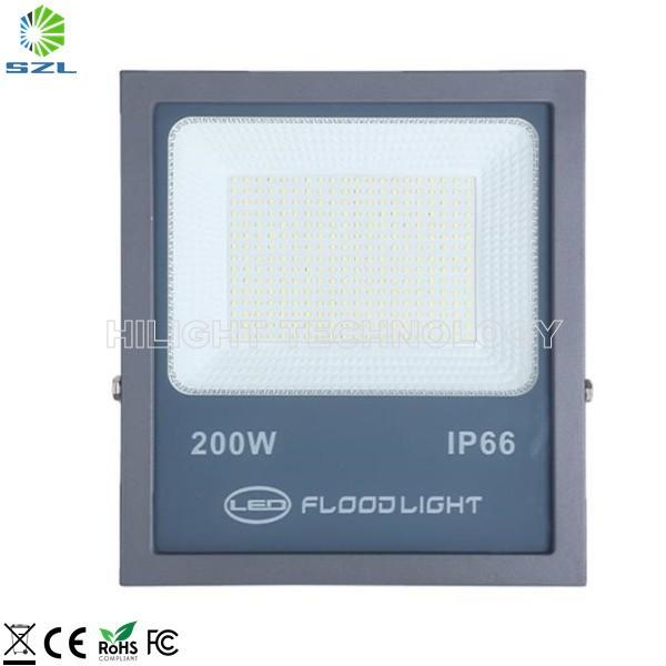 Anti-Rust CRI 70ra AC85-265V 200W LED Flood Lightings with 2 Years Warranty