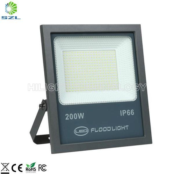 Anti-Rust CRI 70ra AC85-265V 200W LED Flood Lightings with 2 Years Warranty