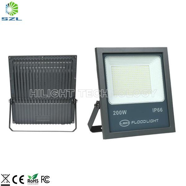 Anti-Rust CRI 70ra AC85-265V 200W LED Flood Lightings with 2 Years Warranty