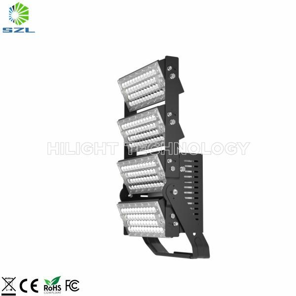 High Mast Flood Light Fashion Black Body 400W For Golf Course