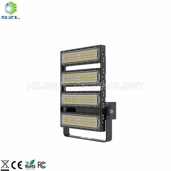 Led Stadium Light 200W Black Aluminum For Outdoor Area