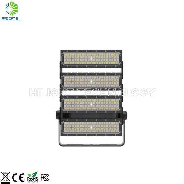 Led Stadium Light 200W Black Aluminum For Outdoor Area