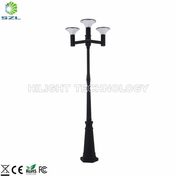 Outdoor Solar Powered Led Garden Light 15W High Pole Yard Light