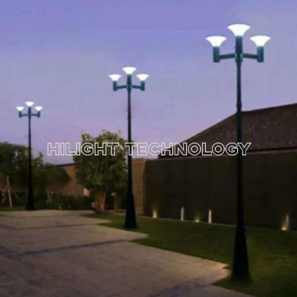 Outdoor Solar Powered Led Garden Light 15W High Pole Yard Light